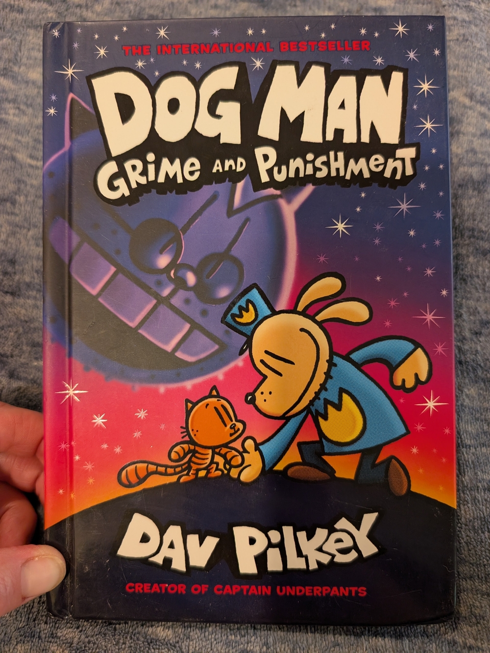 Dog Man Grime and Punishment Hardcover Book - Dav Pilkey